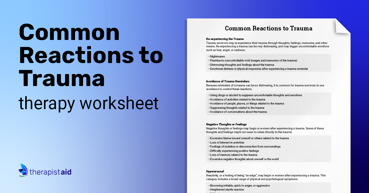 common-reactions-to-trauma-worksheet-therapist-aid